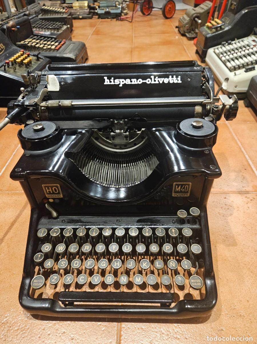 Antig&uuml;edades: M&Aacute;QUINA DE ESCRIBIR HISPANO OLIVETTI HO M40 FUNCIONANDO FABRICADA EN BARCELONA