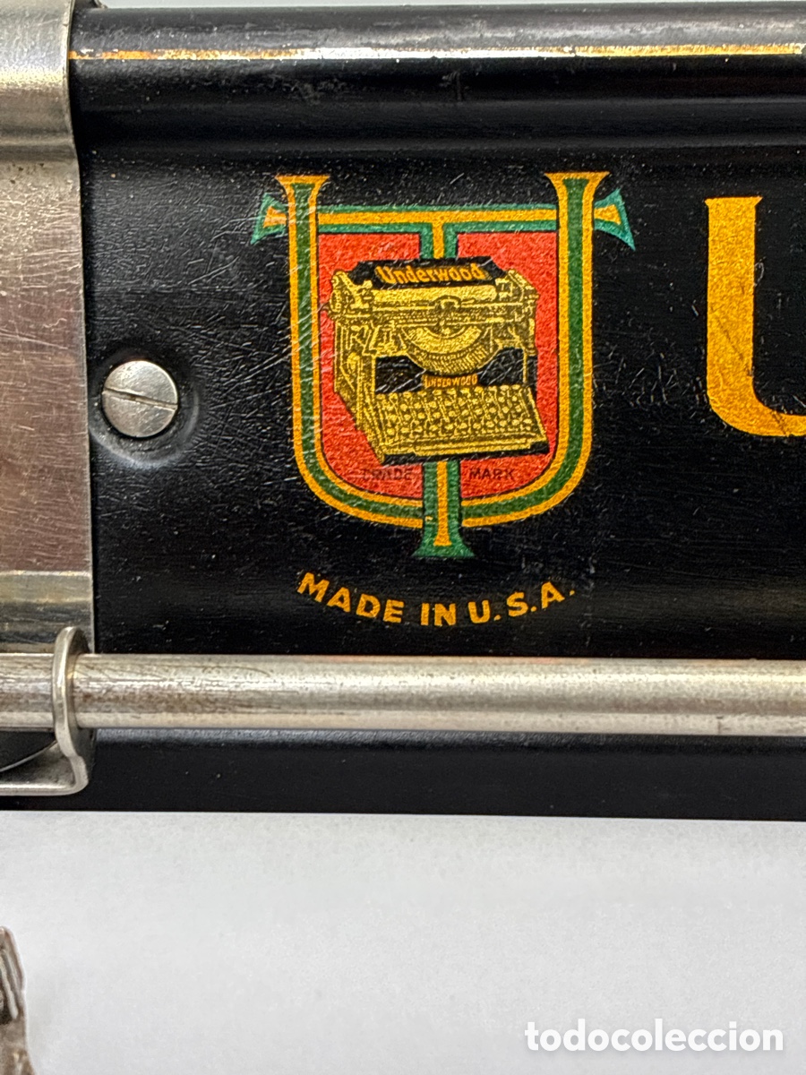 Antig&uuml;edades: M&aacute;quina de Escribir Underwood 5. - Foto 6