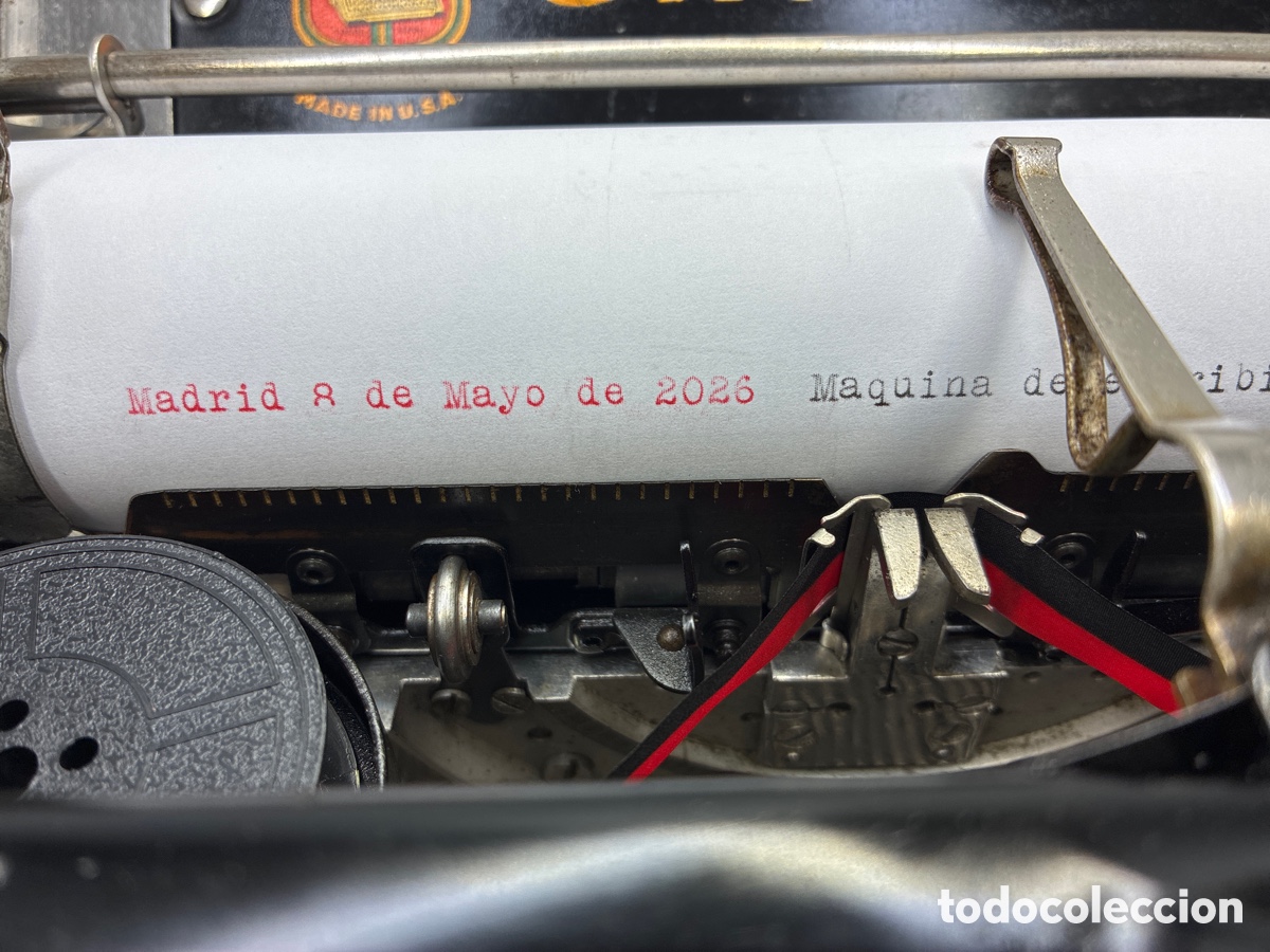Antig&uuml;edades: M&aacute;quina de Escribir Underwood 5. - Foto 7