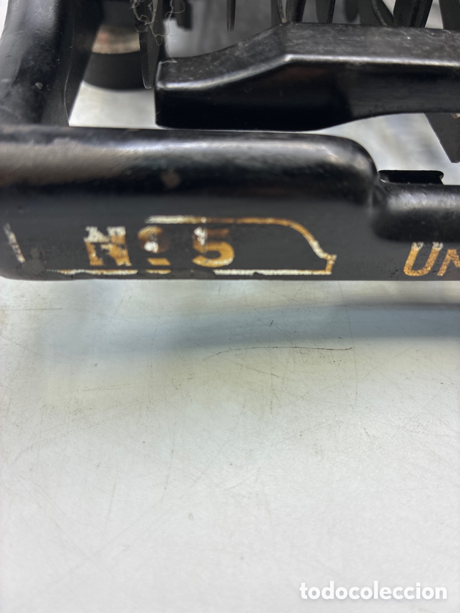 Antig&uuml;edades: M&aacute;quina de Escribir Underwood 5. - Foto 8