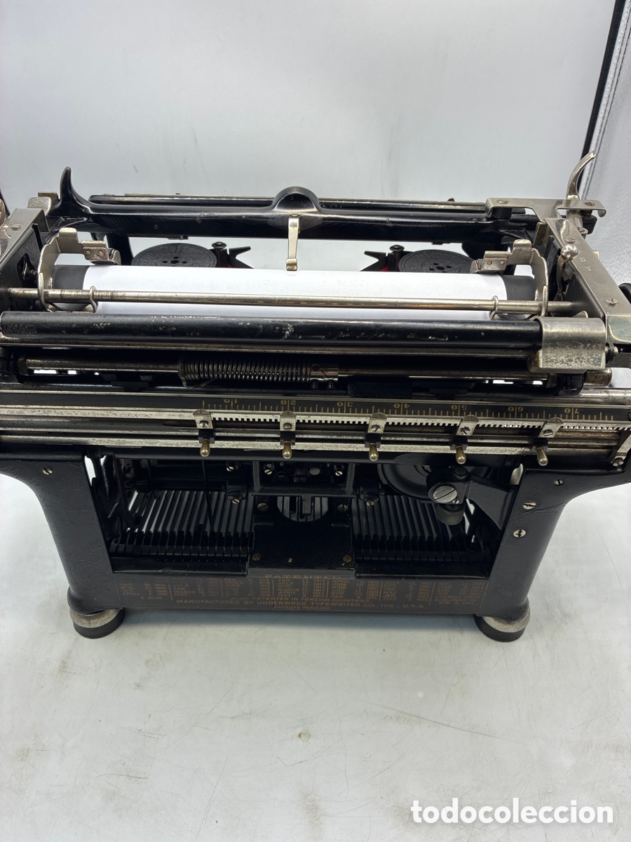 Antig&uuml;edades: M&aacute;quina de Escribir Underwood 5. - Foto 14