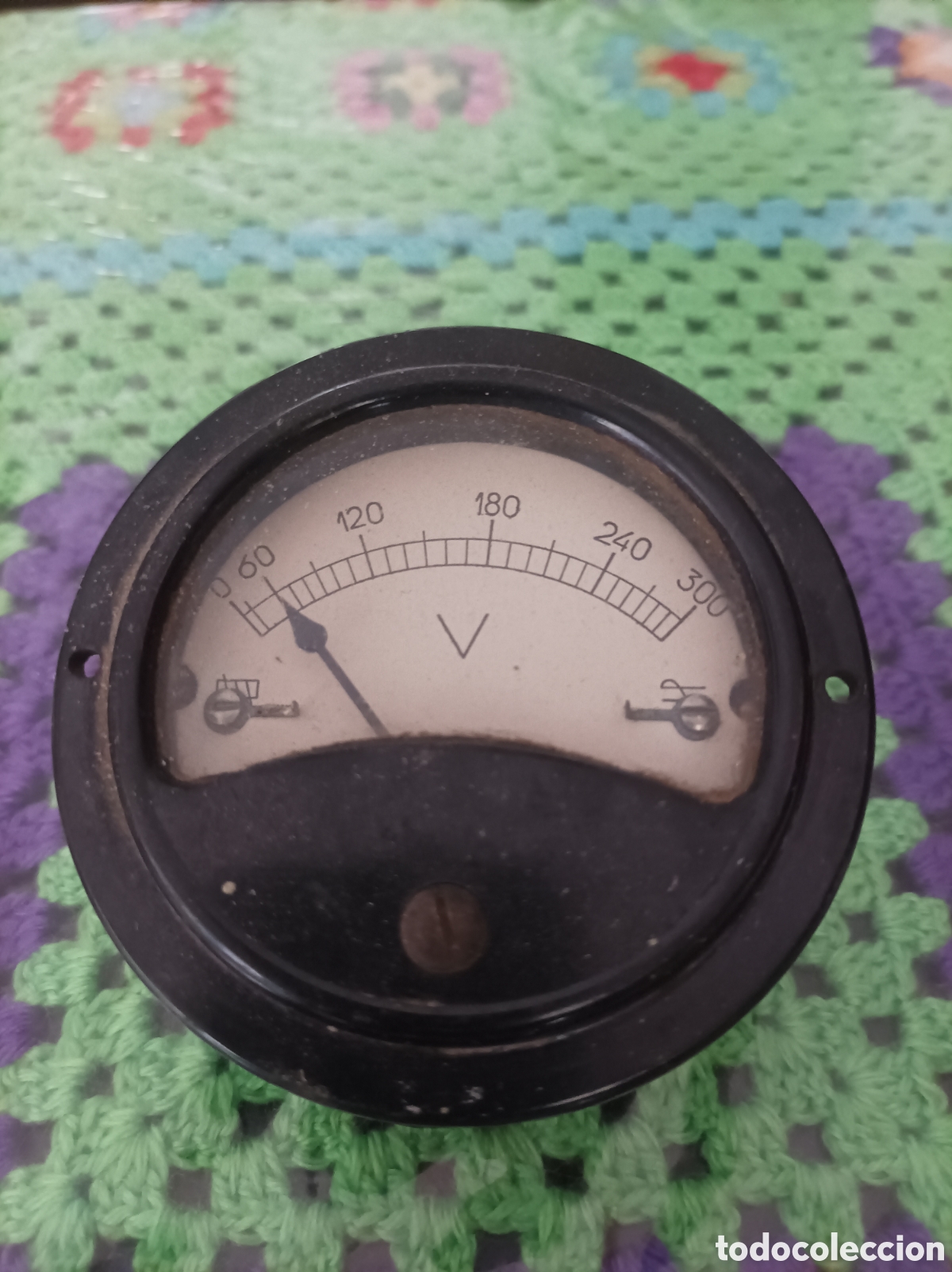 Antig&uuml;edades: Volt&iacute;metro baquelita vintage