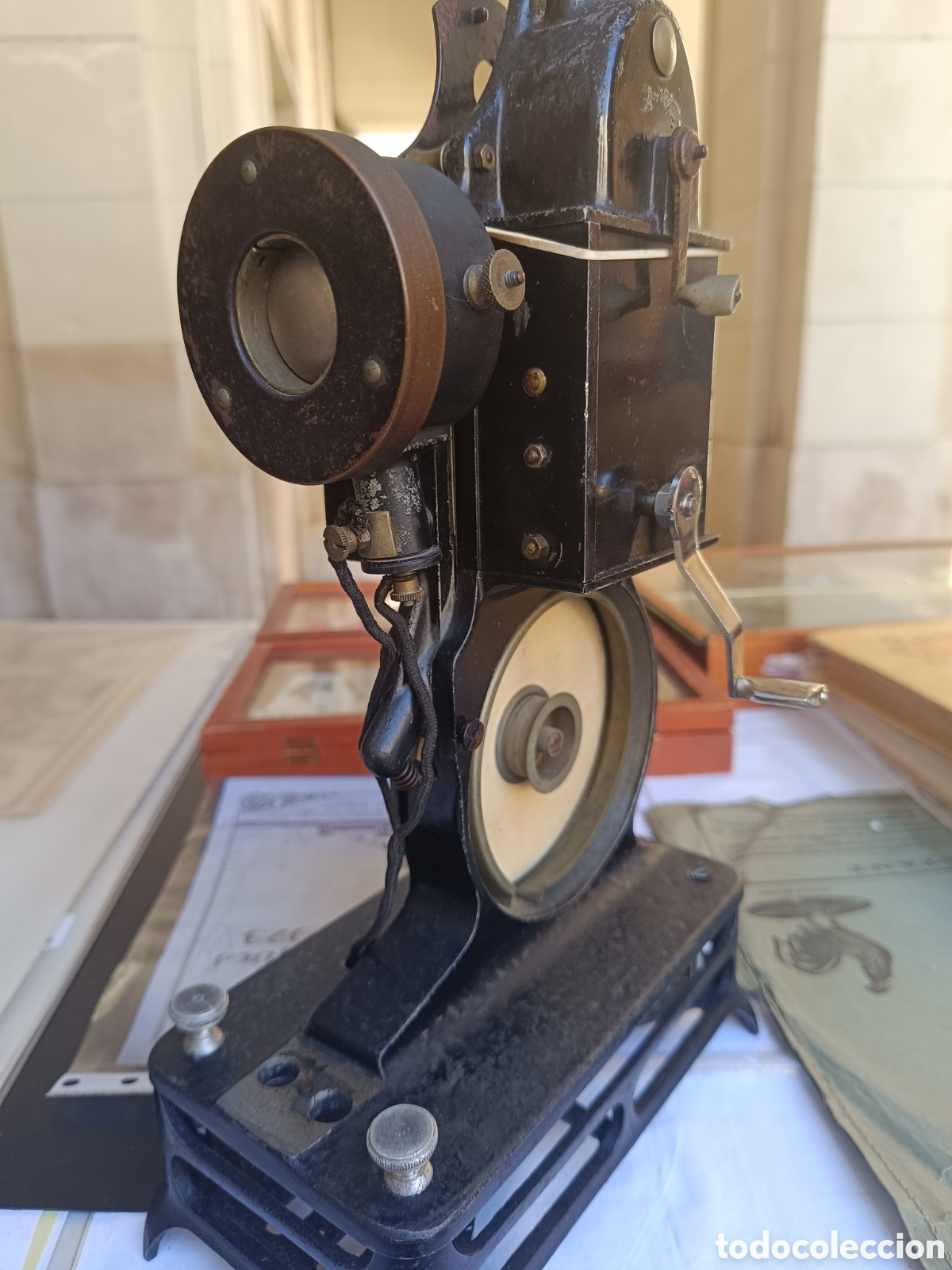 Antig&uuml;edades: Pathe baby original 1923 - Foto 2