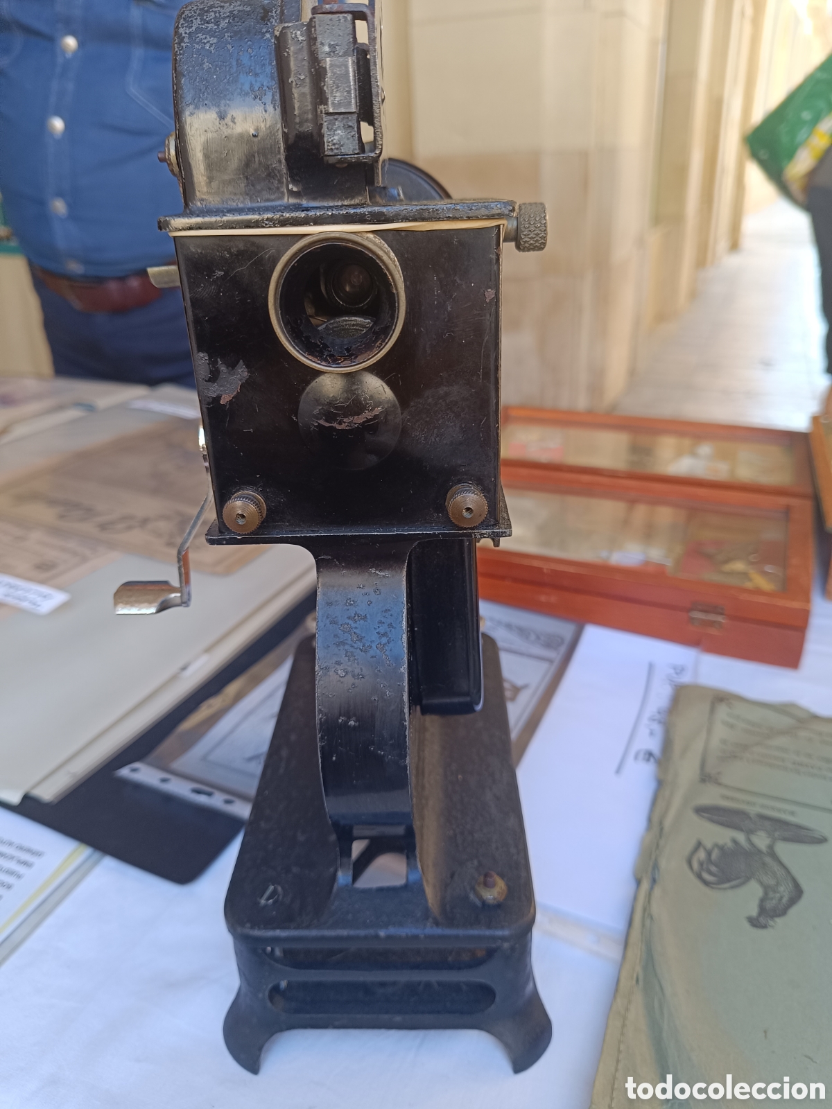 Antig&uuml;edades: Pathe baby original 1923 - Foto 3