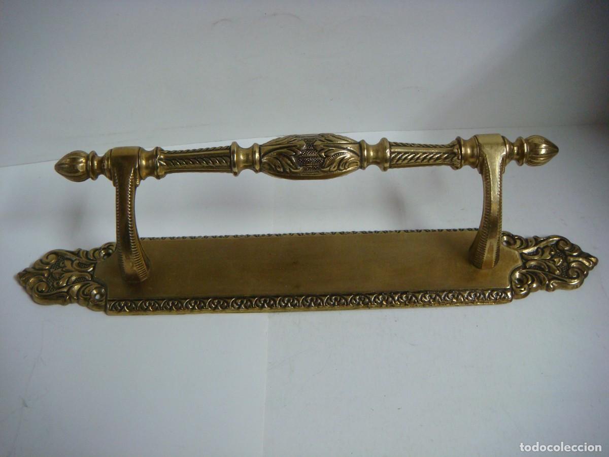 Antig&uuml;edades: TIRADOR DE BRONCE PARA PUERTA-(&) - Foto 3