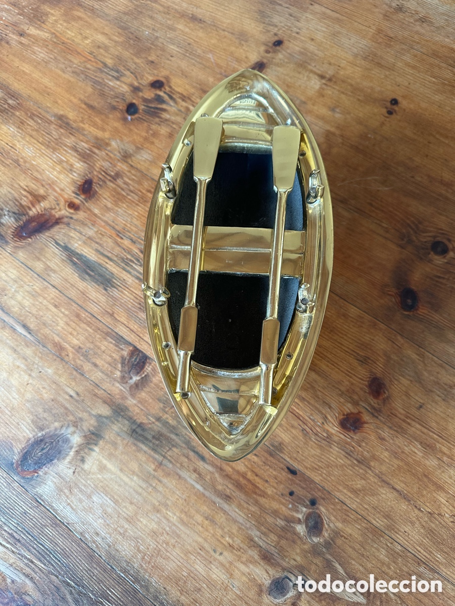 Antig&uuml;edades: Gran bote de remos cl&aacute;sico bronce. - Foto 2