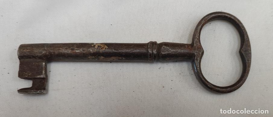Antig&uuml;edades: LLAVE ANTIGUA PARA CERRADURA, 10,5 CM