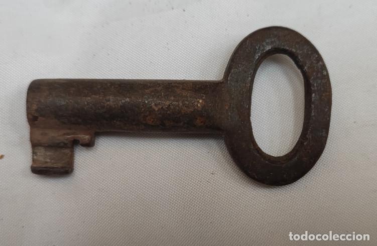 Antig&uuml;edades: LLAVE ANTIGUA PARA CERRADURA, 6,5 CM