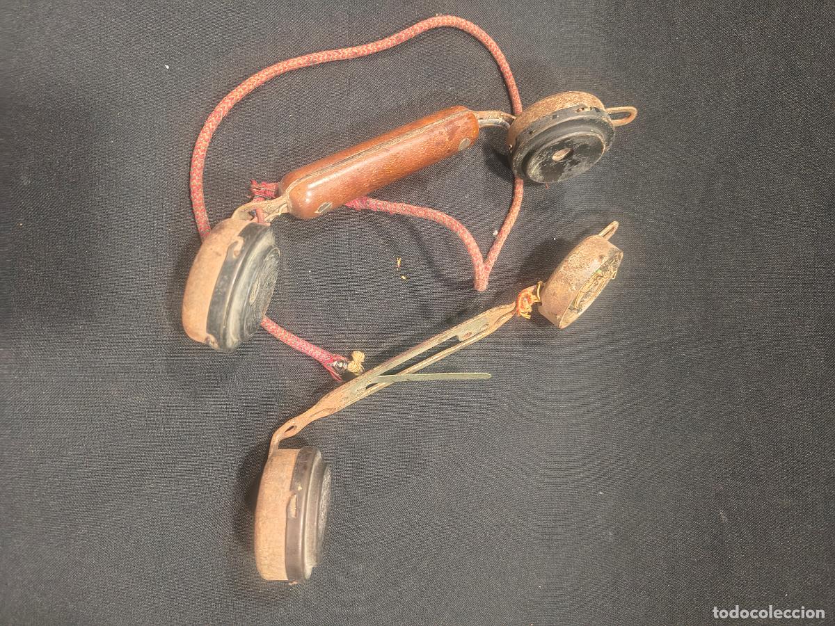 Tel&eacute;fonos: Antiguo auricular tel&eacute;fono - Foto 3