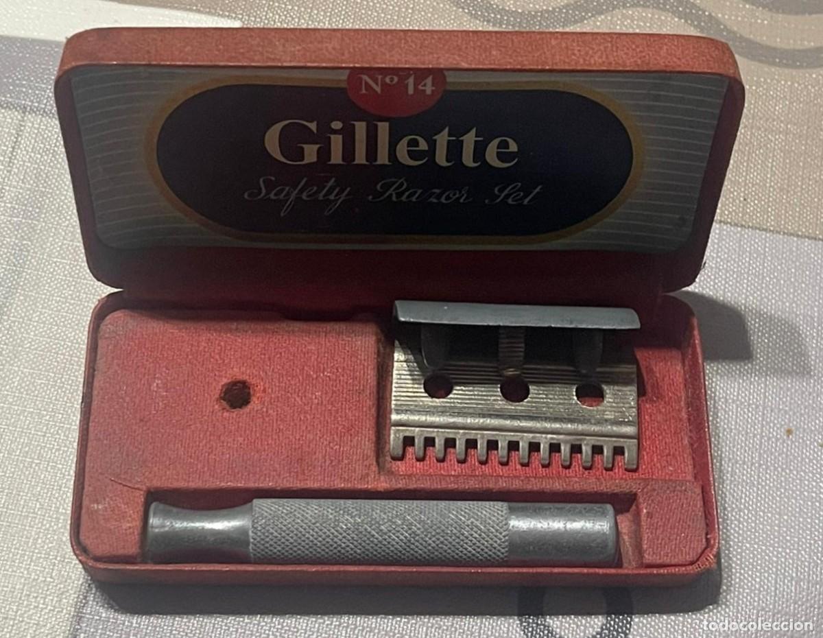 Antig&uuml;edades: MAQUINARIA DE AFEITAR GUILLET CAJA ROJA N&ordm; 14