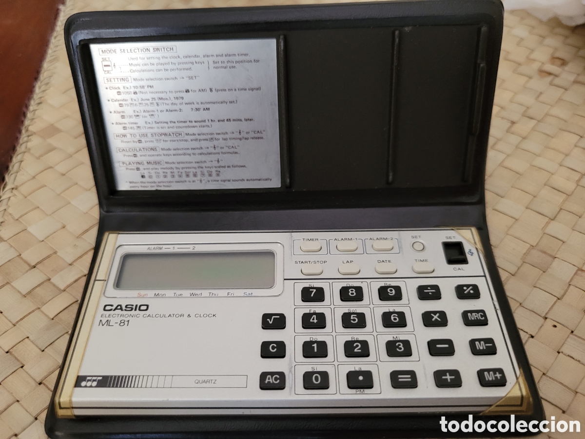 Antiquit&eacute;s: CALCULADORA CASIO, electronica, multifunci&oacute;n, con instrucciones