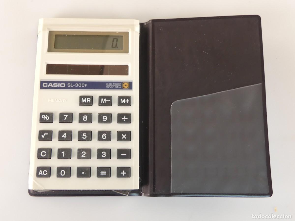 Antiquit&eacute;s: CALCULADORA MARCA CASIO MODELO SL300F
