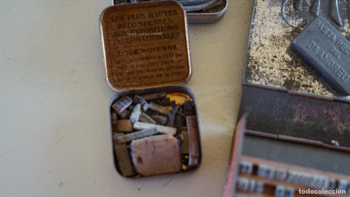Antig&uuml;edades: Imprentilla Minerva + tipos variados - Foto 5