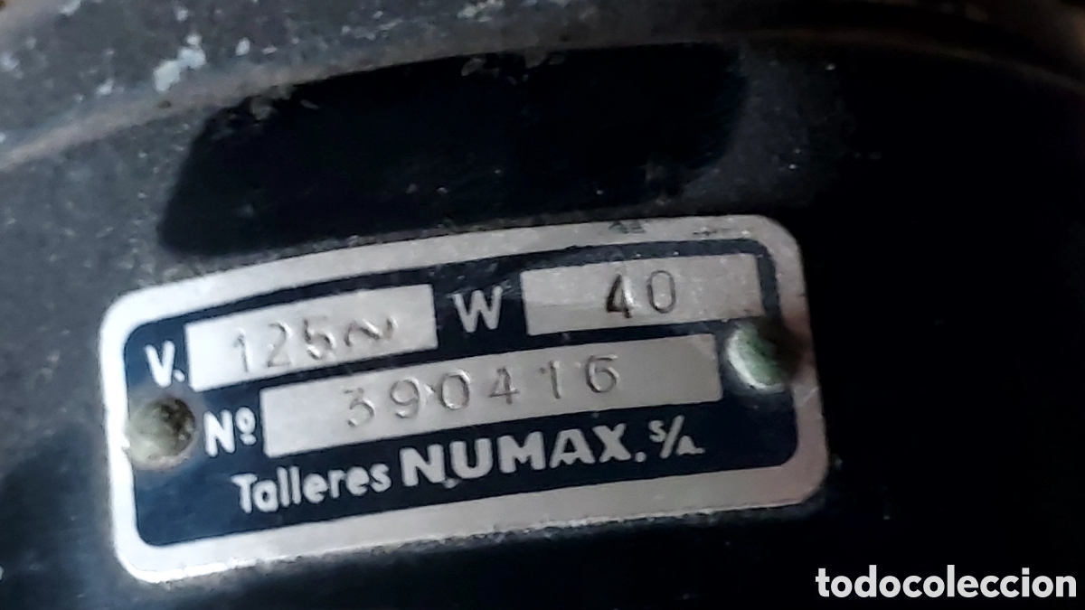 Antig&uuml;edades: Ventilador NUMAS antiguo - Foto 2