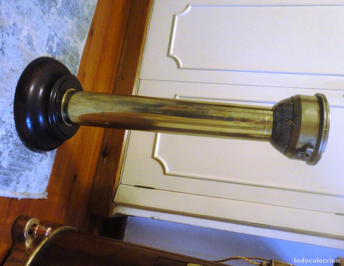 Antig&uuml;edades: BRUJULA ANTIGUA GRABADA 1949 SOBRE PEDESTAL DE BRONCE ,17 KILOS EL CONJUNTO