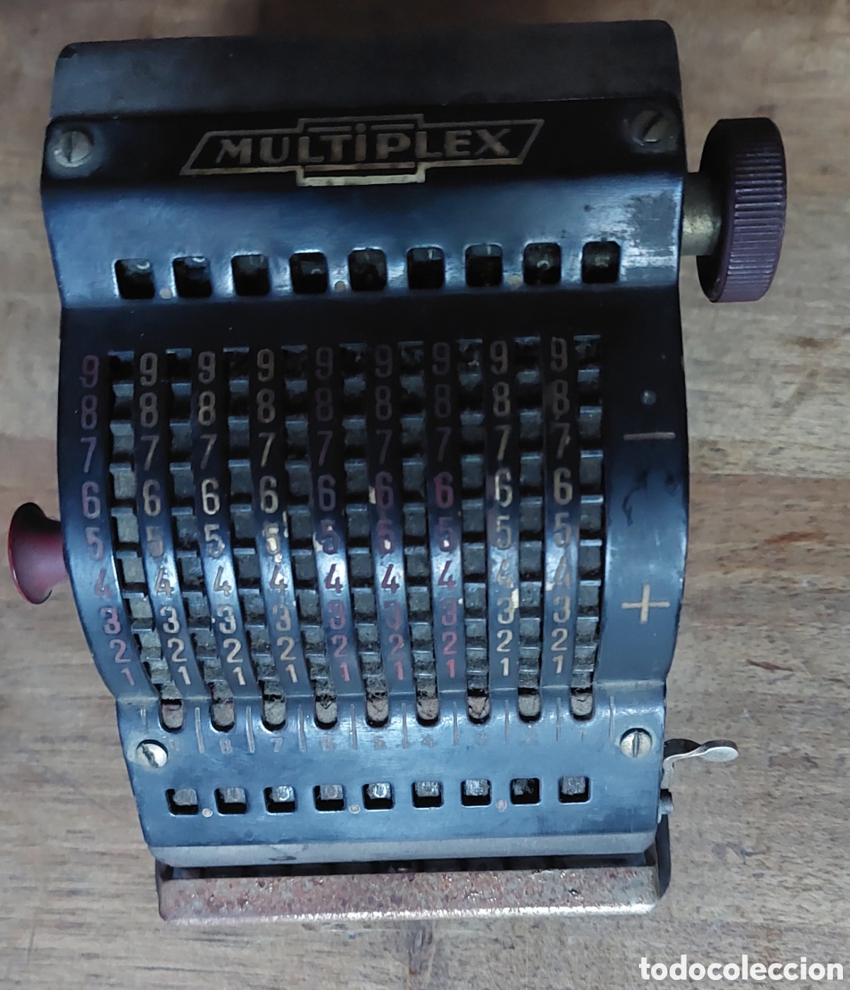 Oggetti Antichi: Antigua calculadora Multiplex