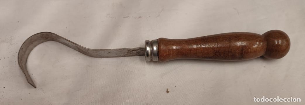 Antig&uuml;edades: HERRAMIENTA A IDENTIFICAR PARA CUERO U OTROS.