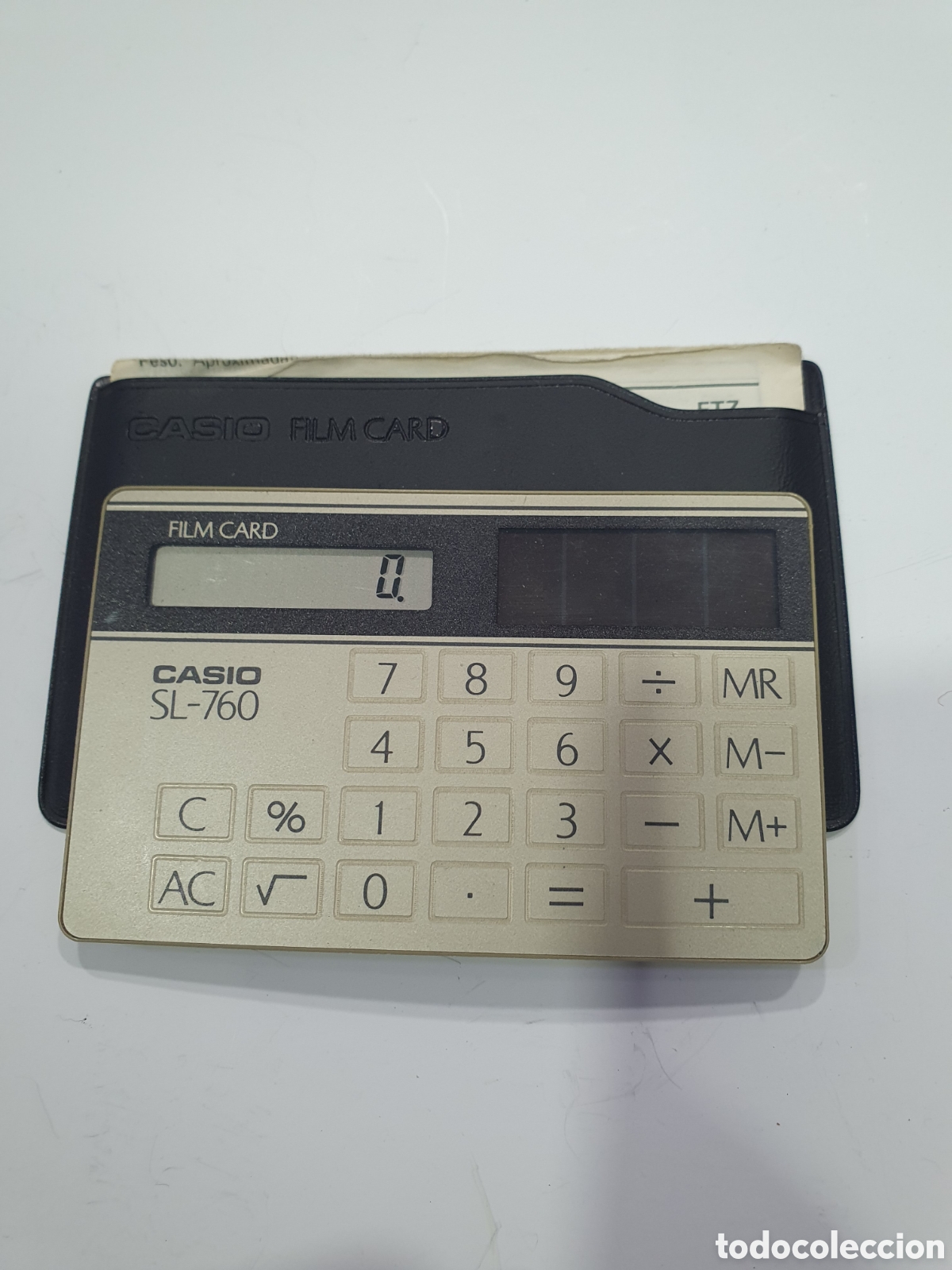 Antig&uuml;edades: Calculadora Casio Film Card. Funcionando. (L131)