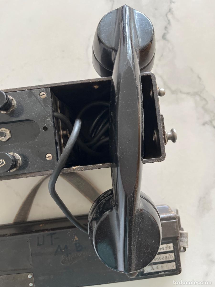 Tel&eacute;fonos: Antiguo tel&eacute;fono de Renfe. Marca Ericsson. - Foto 6
