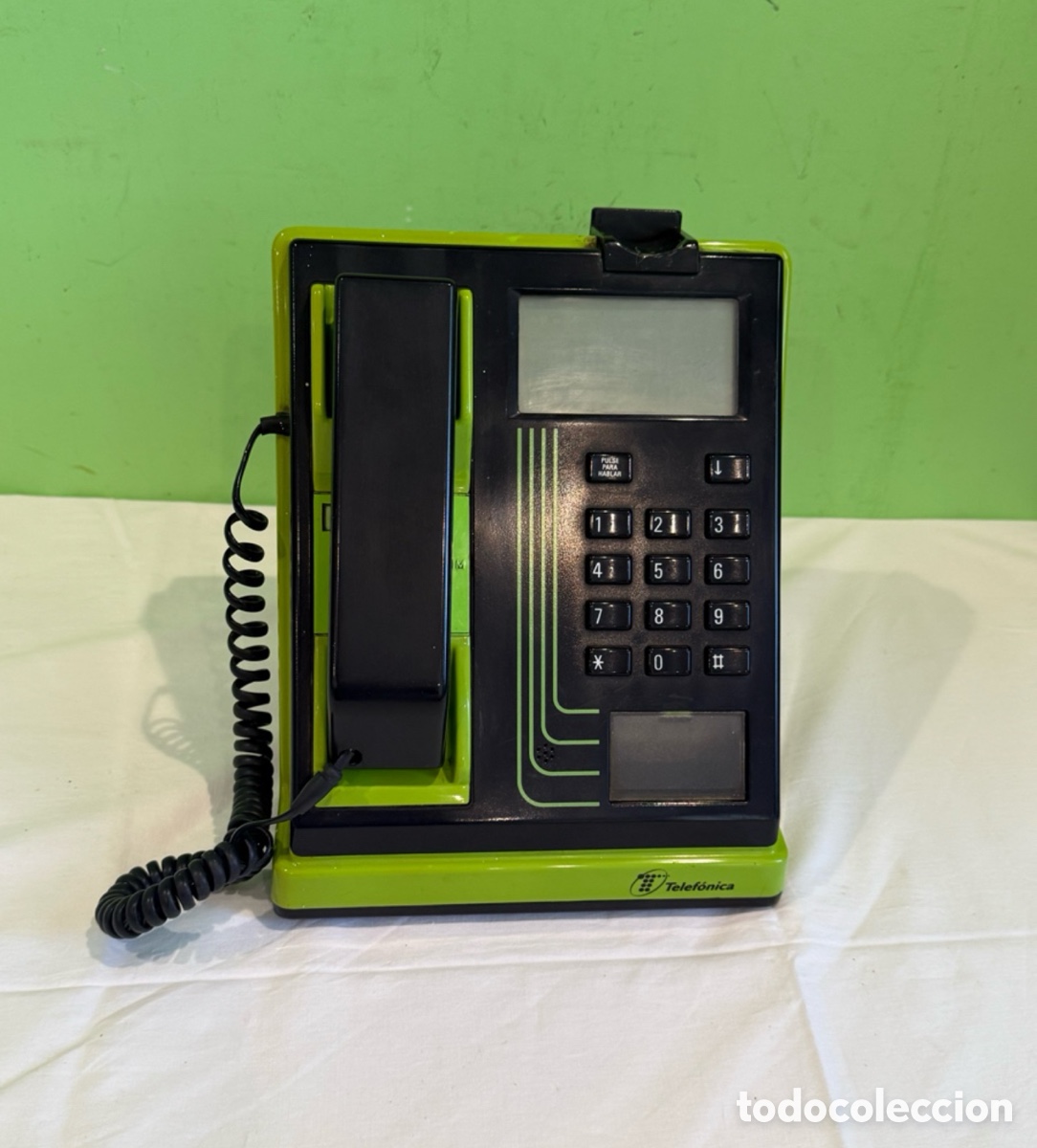Tel&eacute;fonos: Tel&eacute;fono cabina Telef&oacute;nica original Espa&ntilde;a monedero a&ntilde;os 90 pieza aut&eacute;ntica coleccionistas