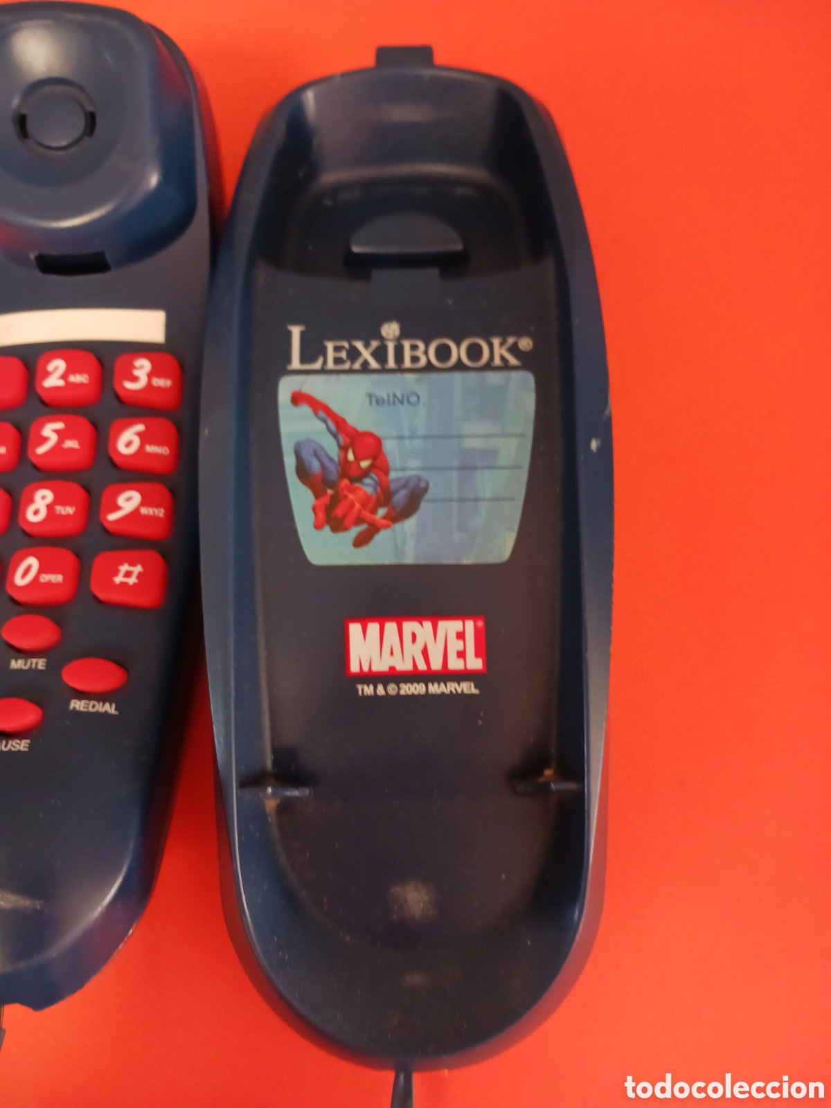 Tel&eacute;fonos: Tel&eacute;fono vintage Spider-Man. Funciona. - Foto 6