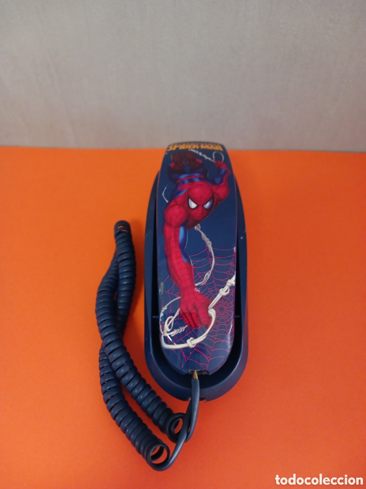 Telefones: Tel&eacute;fono vintage Spider-Man. Funciona.