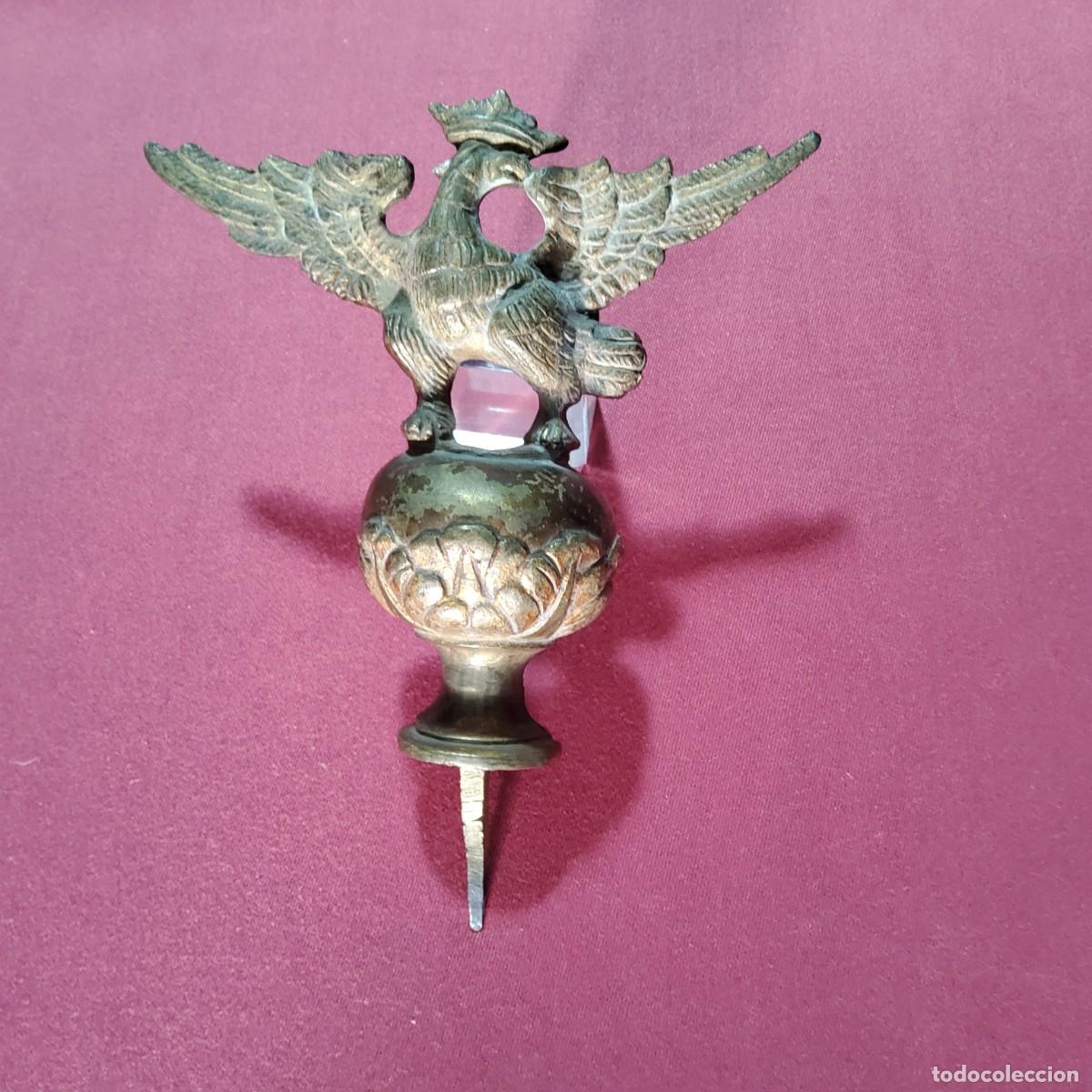 Antig&uuml;edades: ANTIGUO REMATE SUPERIOR DE BRONCE, SIGLO XVIII, DE BARGUE&Ntilde;O ITALIANO