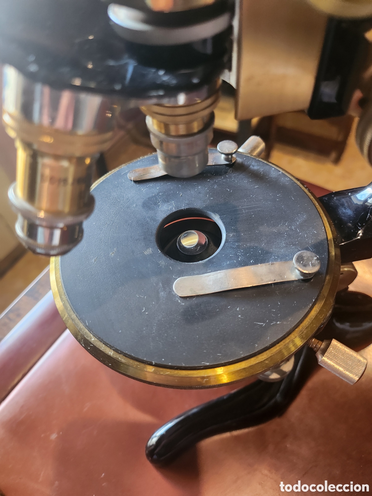 Antig&uuml;edades: Microscopio J.Rosembaum Berl&iacute;n 1910 - Foto 5