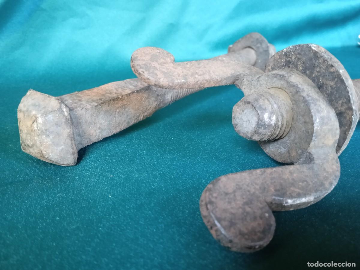 Antig&uuml;edades: Antiguas Piezas de Forja: Conectores Madera. - Foto 6