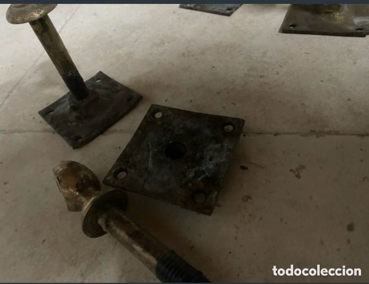 Antig&uuml;edades: Anclajes de bitacora de barco - Foto 2
