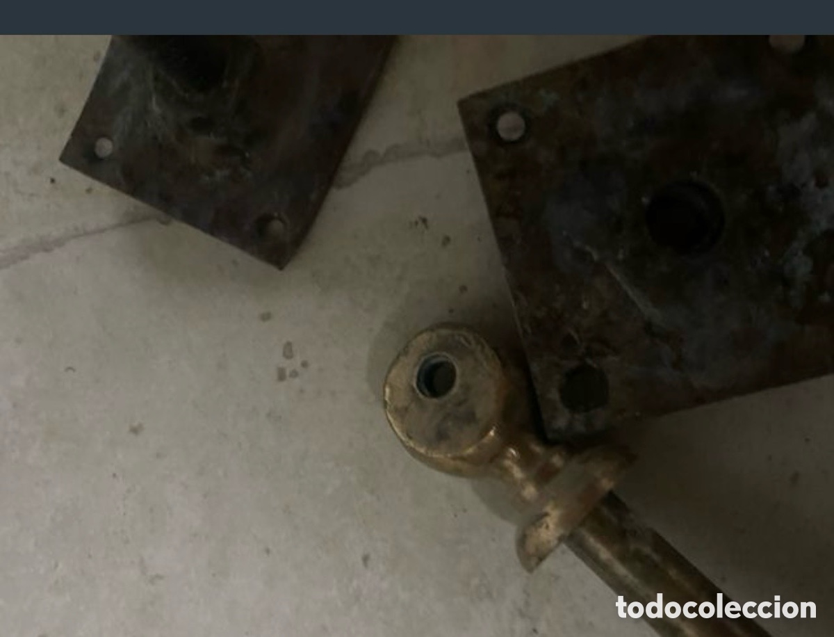 Antig&uuml;edades: Anclajes de bitacora de barco - Foto 3