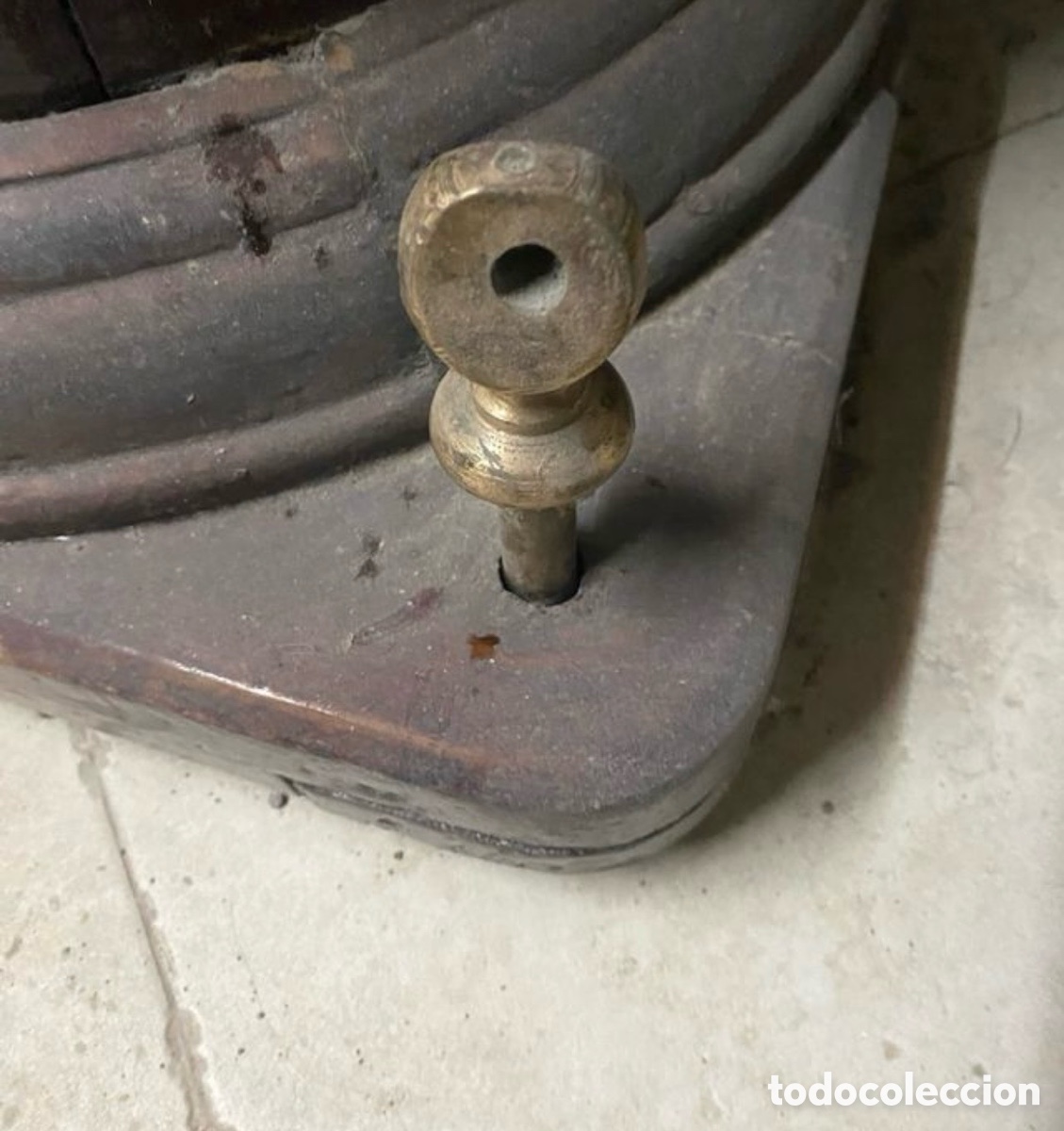 Antig&uuml;edades: Anclajes de bitacora de barco - Foto 4