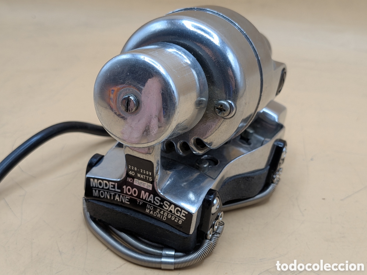 Oggetti Antichi: ANTIGUO MASAJEADOR BARBERO 1950 COLECCI&Oacute;N