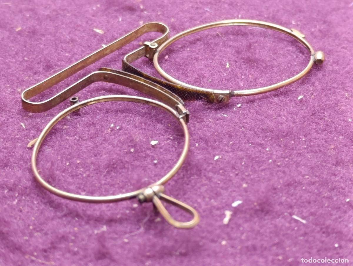 Oggetti Antichi: S. XIX, Antiguos Impertinentes o anteojos, chapados en oro
