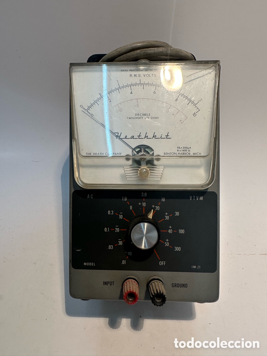 Antig&uuml;edades: VOLTIMETRO DE VALVULAS DAYSTRON GMBH MODELO IM-21 E