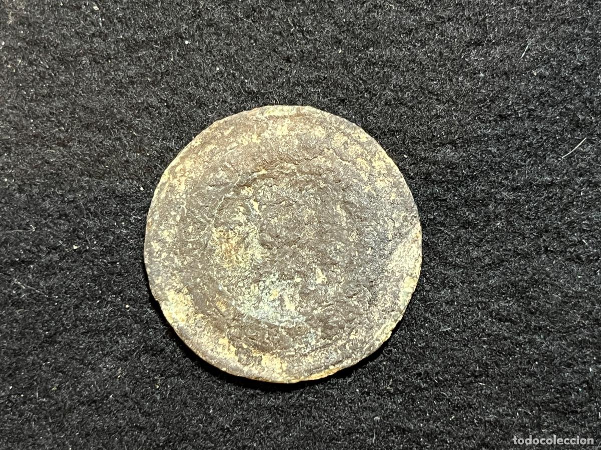 Antiquit&auml;ten: Disco hierro antiguo militar artiller&iacute;a pieza ca&ntilde;&oacute;n moneda romana arqueolog&iacute;a industrial marina