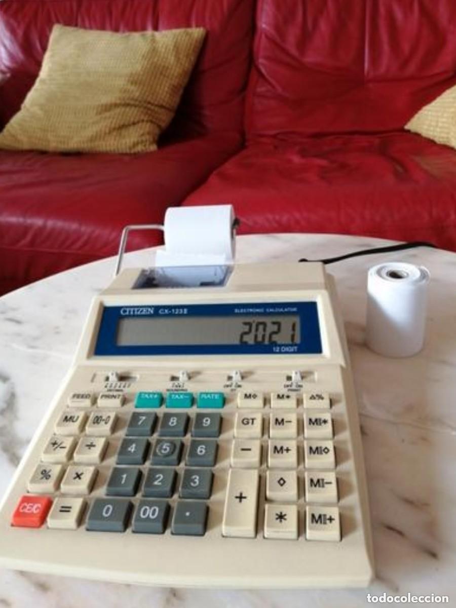 Antiquit&eacute;s: CALCULADORA EL&Eacute;CTRICA CITIZEN CX 123 II