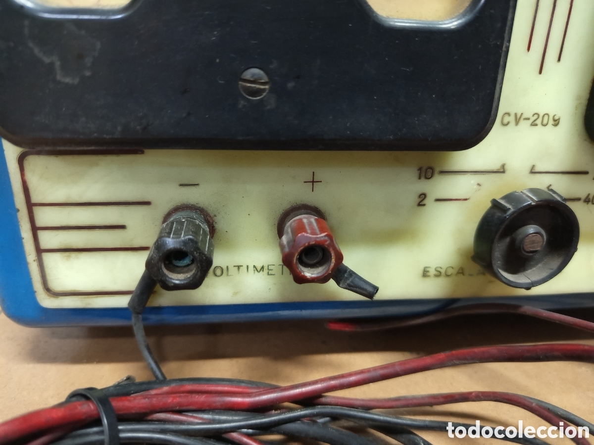Antig&uuml;edades: Amper&iacute;metro voltimetro antiguo CV - Foto 5