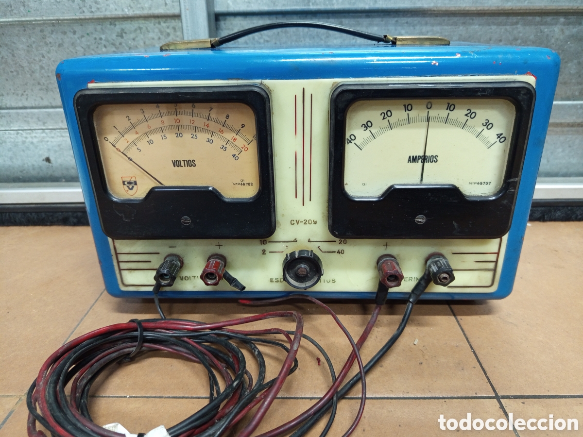 Antig&uuml;edades: Amper&iacute;metro voltimetro antiguo CV