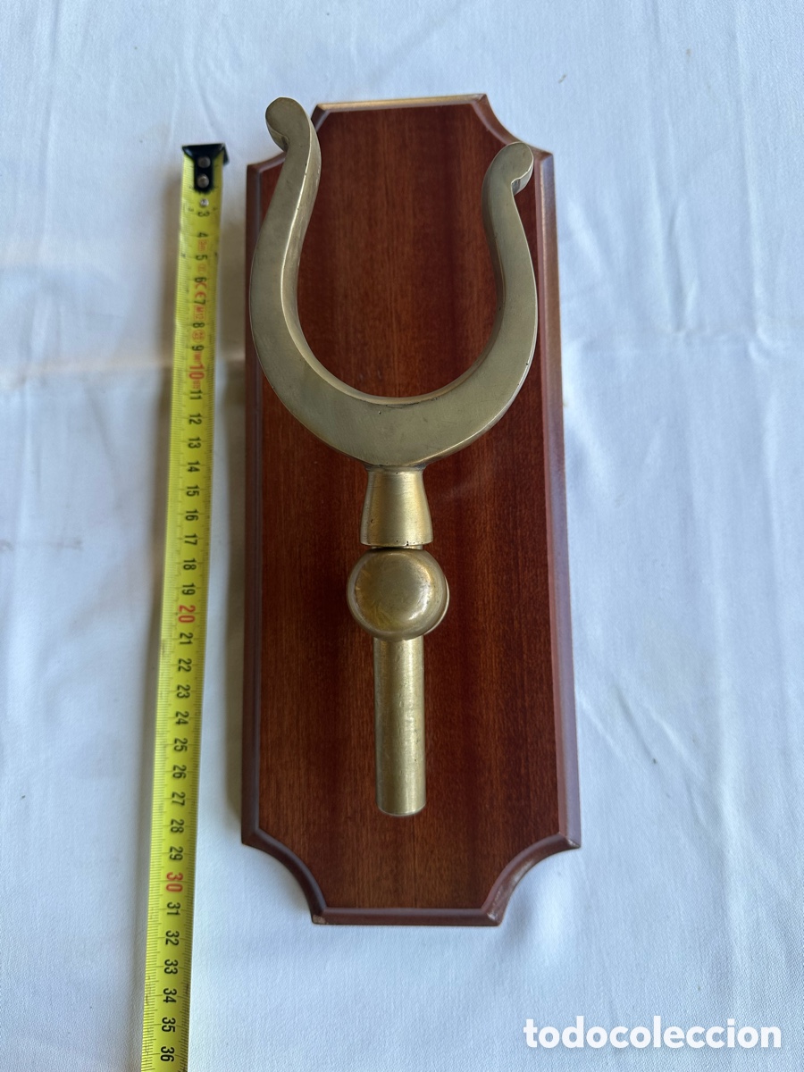 Antig&uuml;edades: Soporte chumacera bronce. - Foto 6