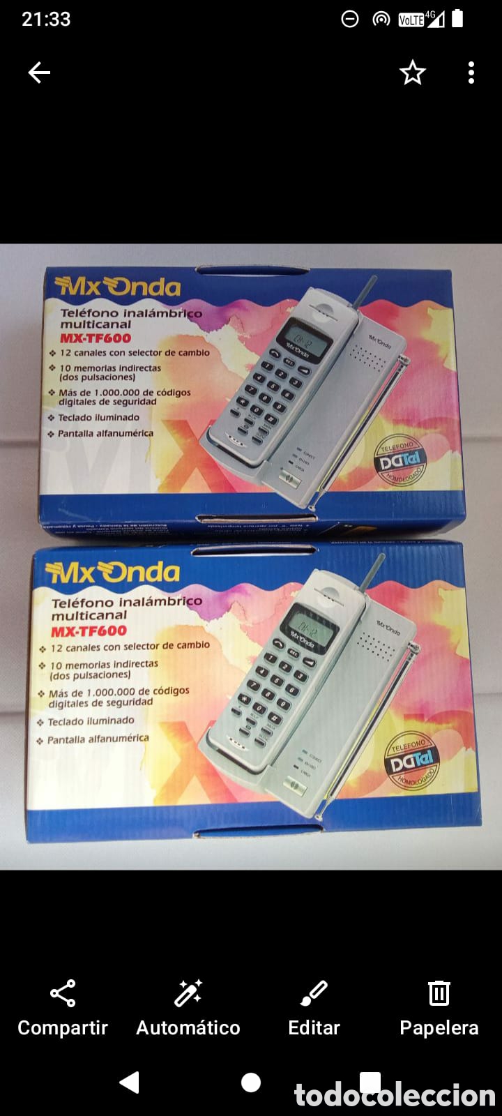 Tel&eacute;fonos: Tel&eacute;fonos a&ntilde;o 1997-1998 en estado de f&aacute;brica.