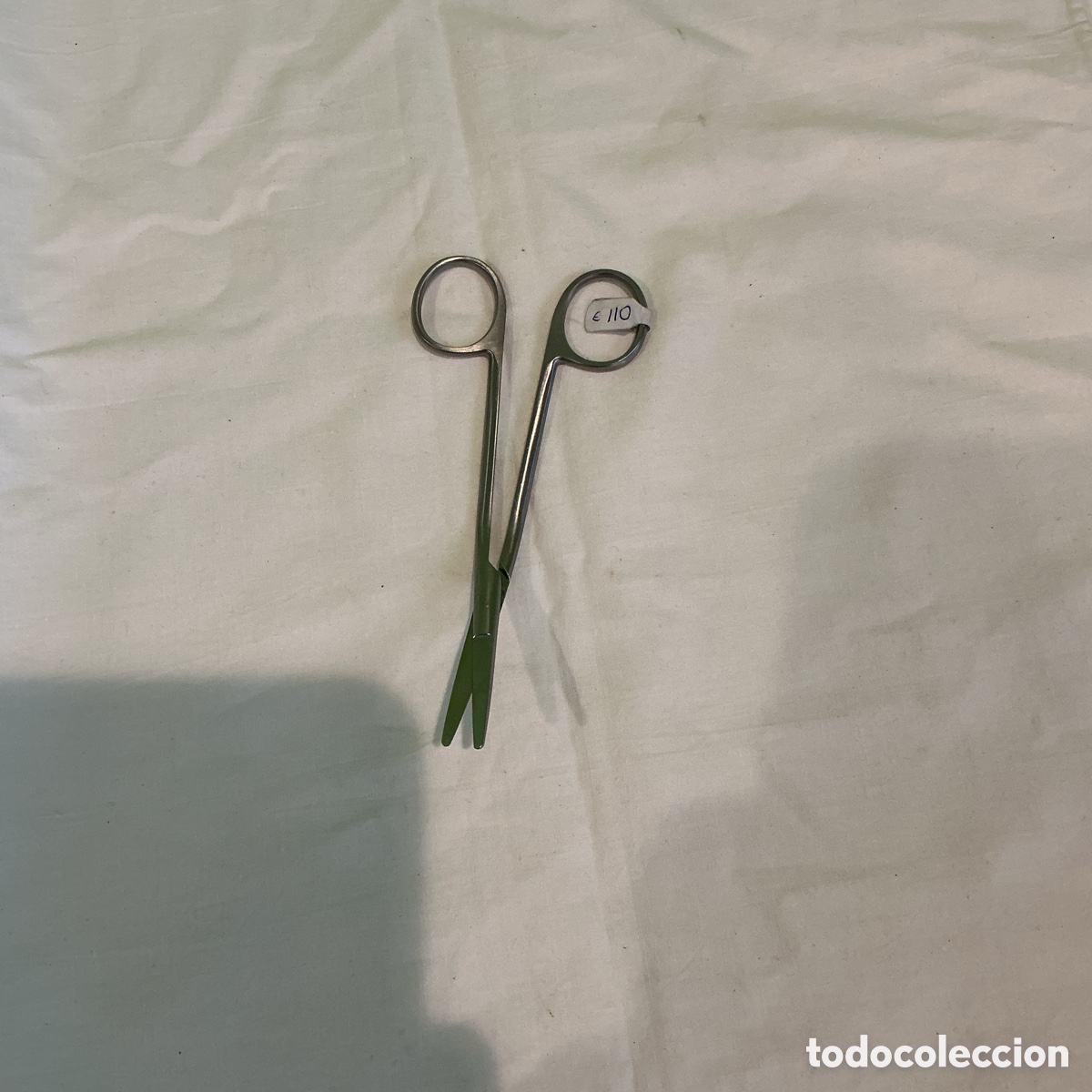 Antiguidades: Antigua pinza m&eacute;dica quir&uacute;rgica Lombar acero inoxidable hemost&aacute;tica hospital cirug&iacute;a colecci&oacute;n