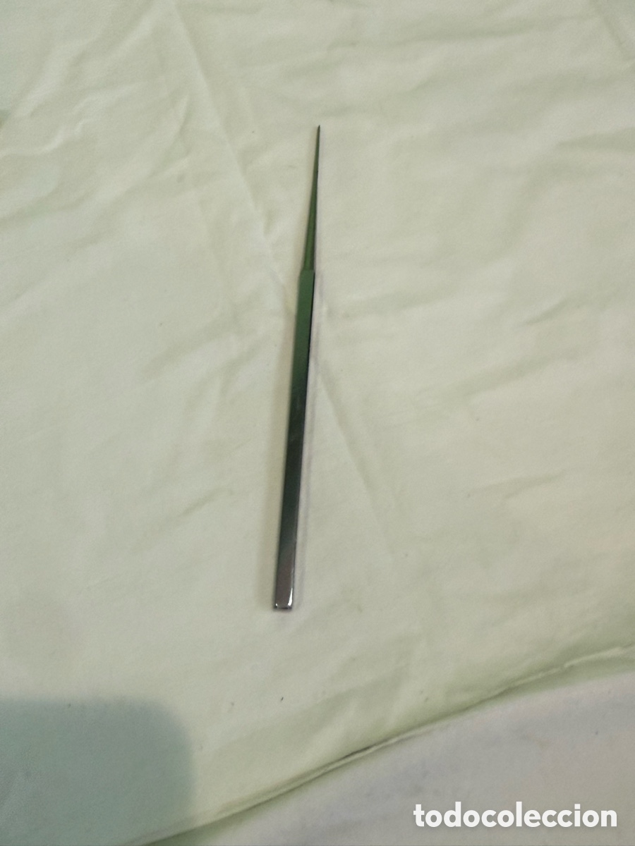Antiquit&eacute;s: Antigua sonda quir&uacute;rgica m&eacute;dica acero inoxidable Germany 20 cm instrumental m&eacute;dico