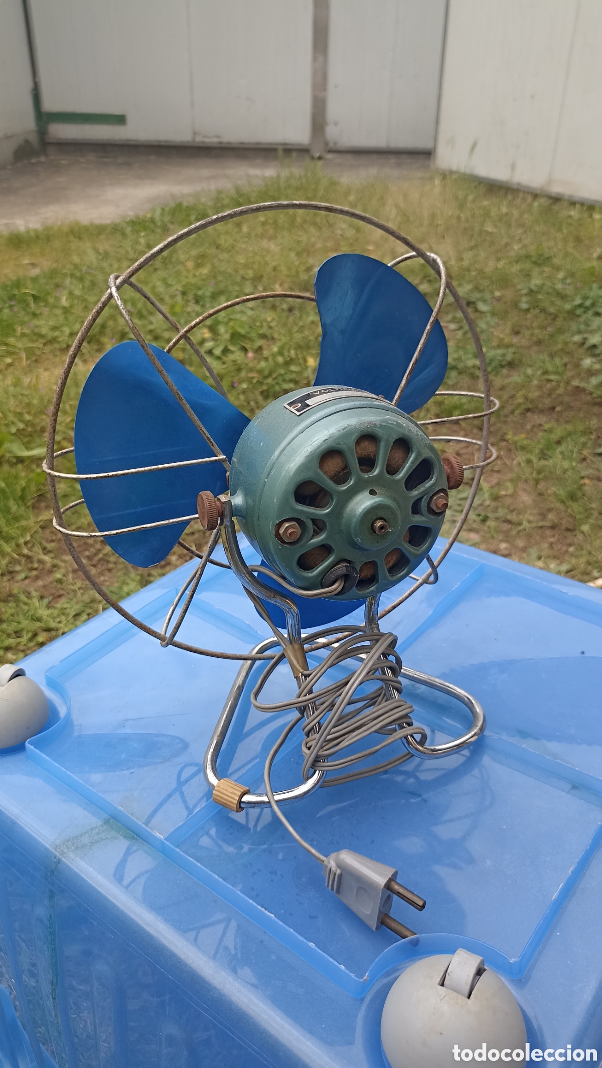 Antig&uuml;edades: Ventilador vintage a 125 v - Foto 3