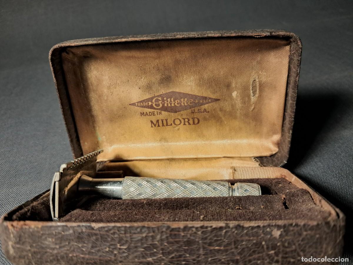 Antig&uuml;edades: ESTUCHE Y MAQUINILLA GILLETTE MILORD. - Foto 3