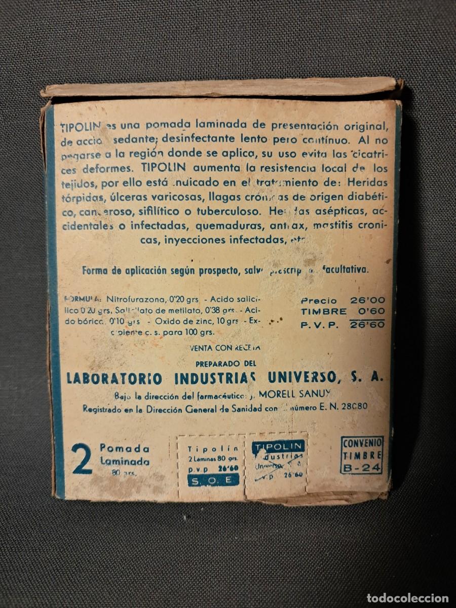 Antig&uuml;edades: LOTE DE ENVASES DE POMADA TIPOLIN Y CALLICIDA GRAS - Foto 3