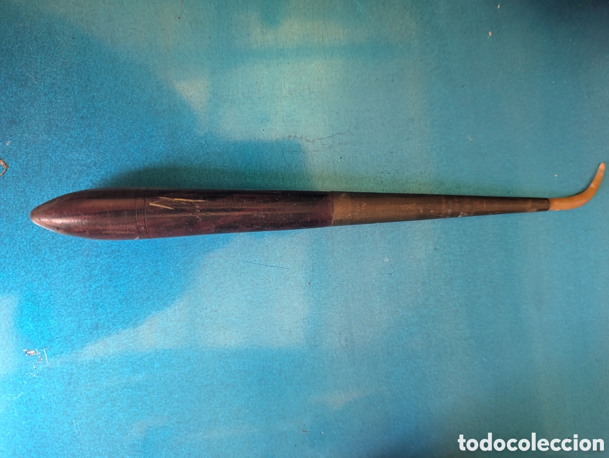 Antig&uuml;edades: Antigua Herramienta Japonesa Artesano - Madera y Hueso / Antique Japanese Artisan Tool - Wood and Bo