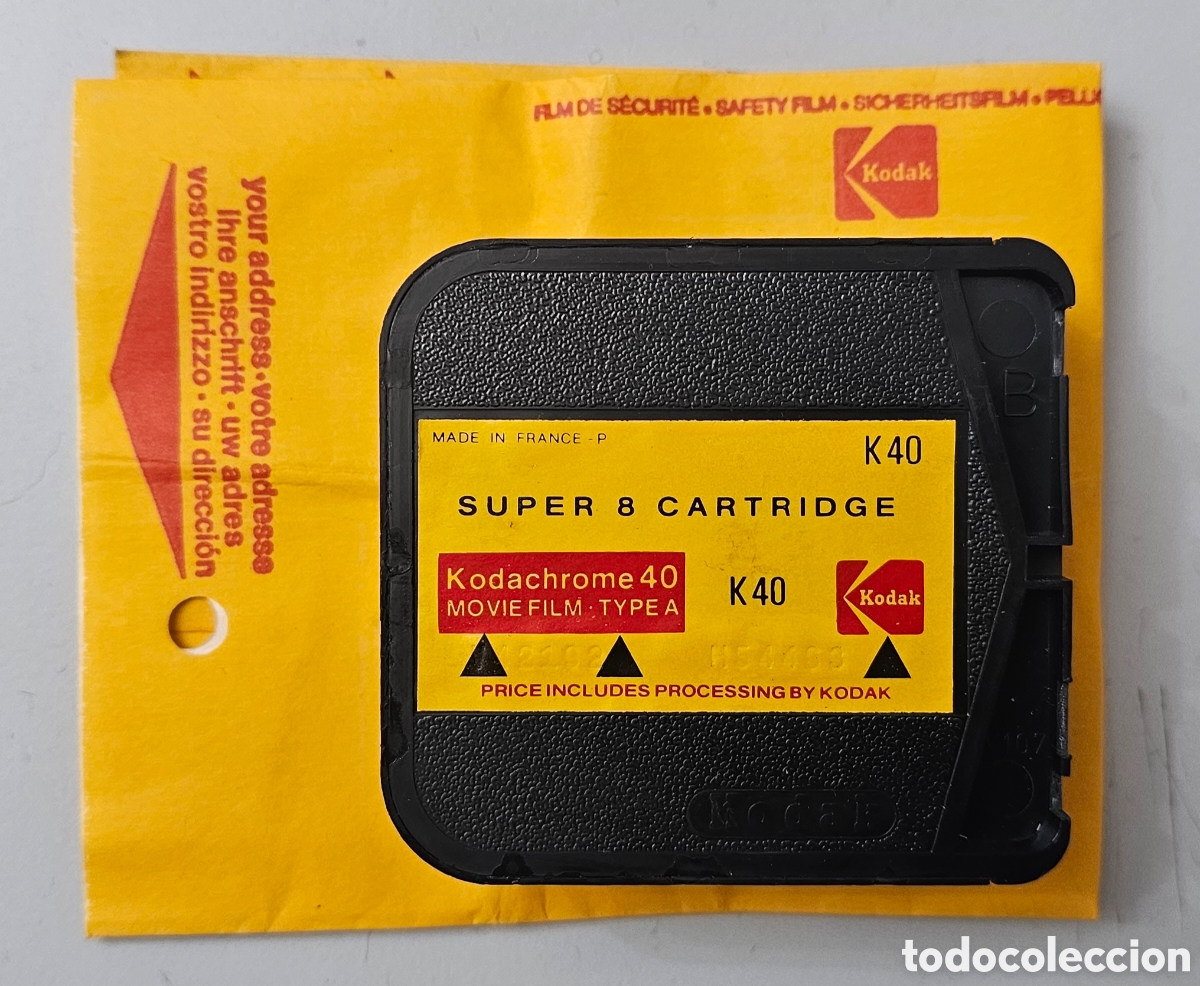 Antig&uuml;edades: CARTUCHO KODAK SUPER 8 K40 MOVIE FILM TYPE A &iquest;Nueva o Usada?