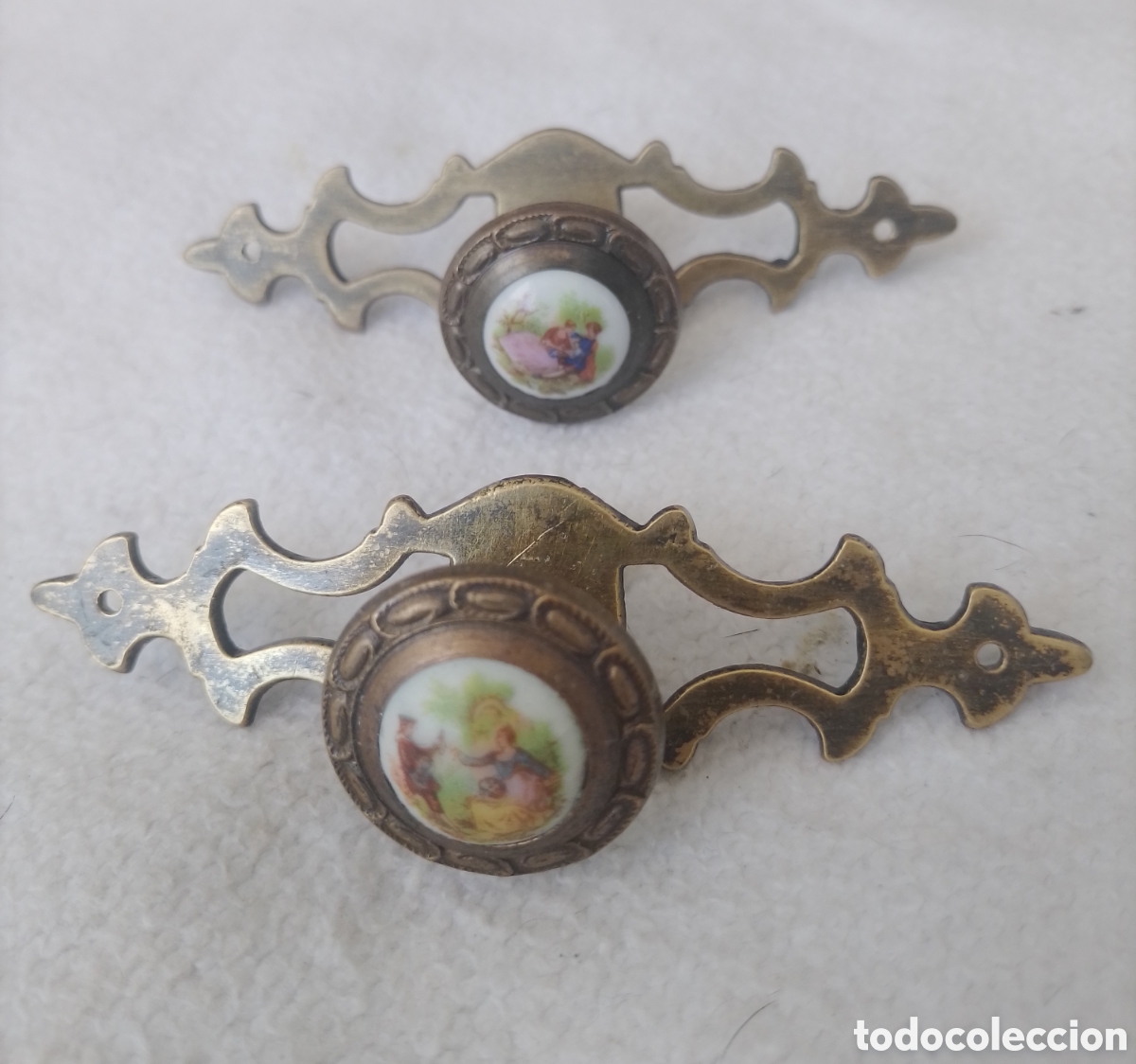 Antig&uuml;edades: Pareja de antiguos tiradores. - Foto 1