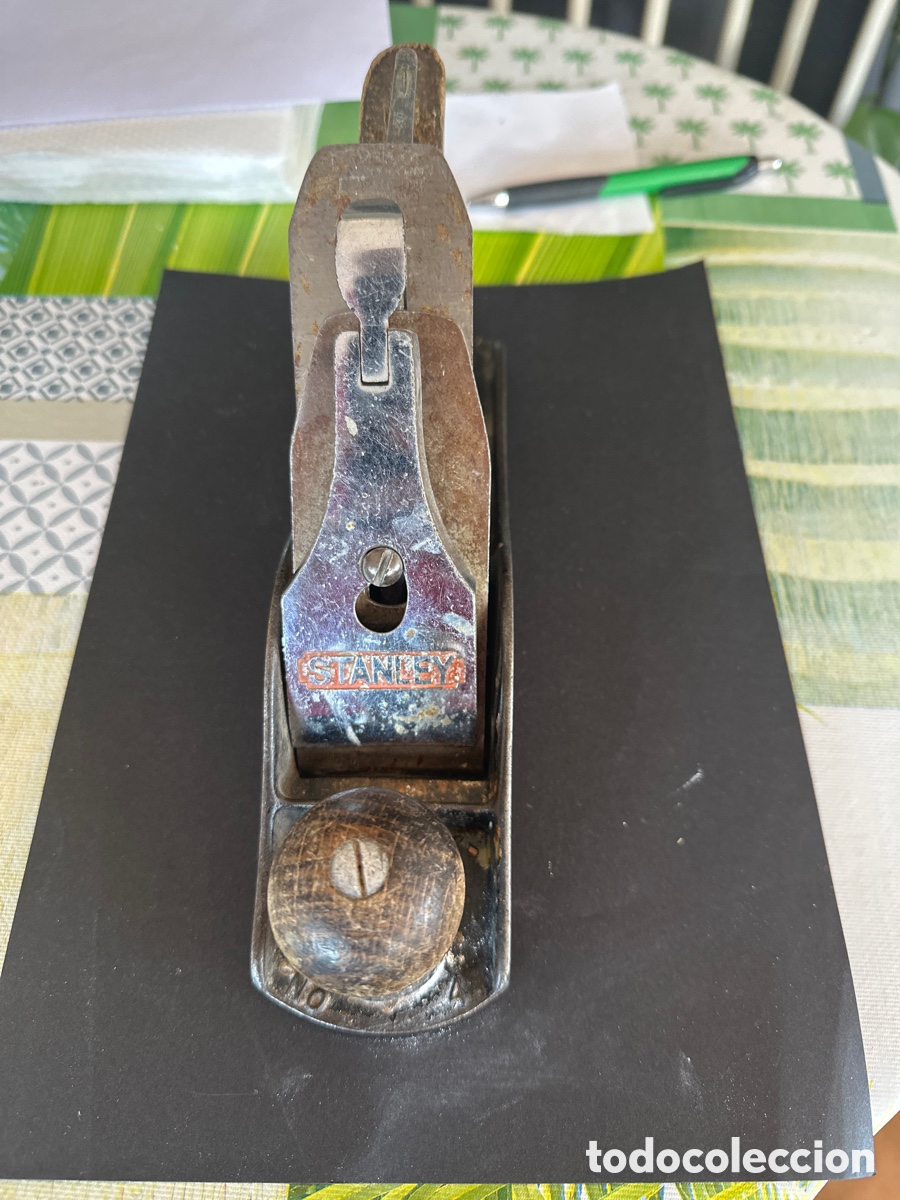 Antig&uuml;edades: Cepillo antiguo de carpinter&iacute;a marca stanley fabricado en Inglaterra n&uacute;mero 4 Bailey